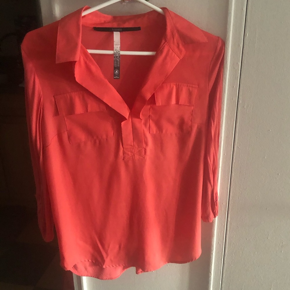 Coral top by kensie